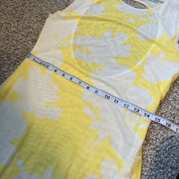 NWT Future Collective Gariella Karefa-Johnson Midi Maxi Dress Sheer Mesh Yellow - Picture 9 of 11